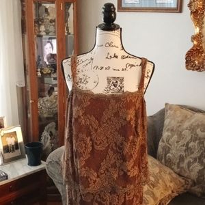 Golden dress with matching jacket